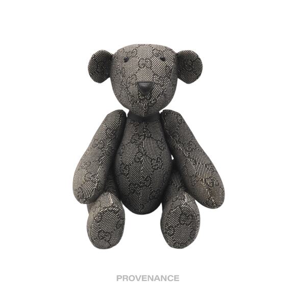 🔴 Gucci Teddy Bear - Charcoal GG Canvas - Picture 1 of 8